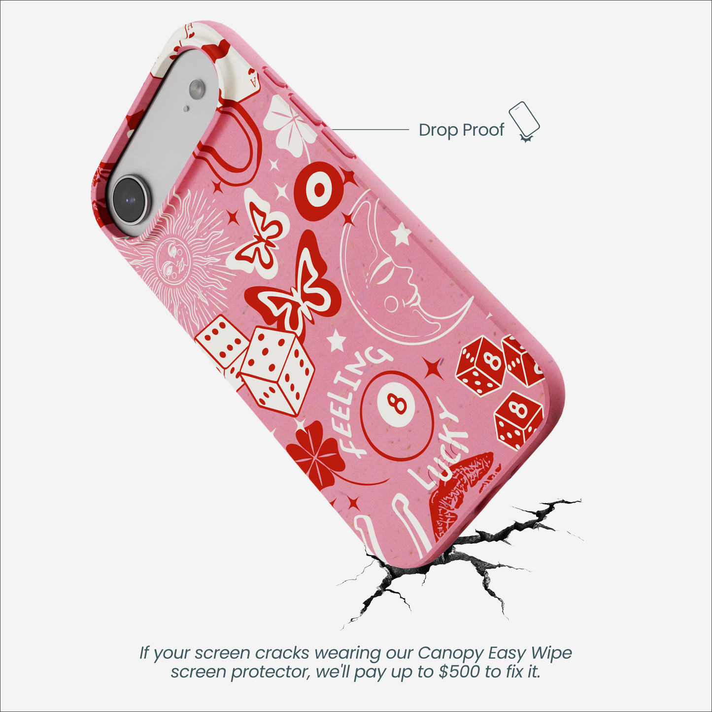 Bubblegum Pink Feeling Lucky iPhone Air Case