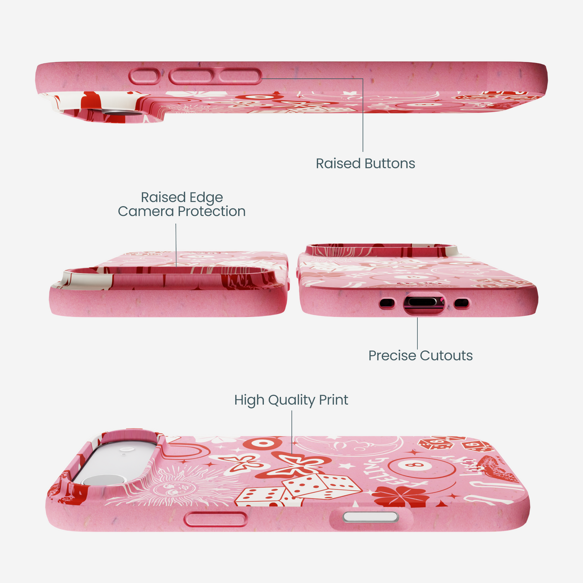 Bubblegum Pink Feeling Lucky iPhone Air Case