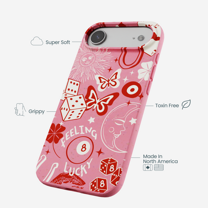 Bubblegum Pink Feeling Lucky iPhone Air Case
