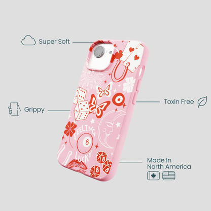 Bubblegum Pink Feeling Lucky iPhone 16e/17e Case
