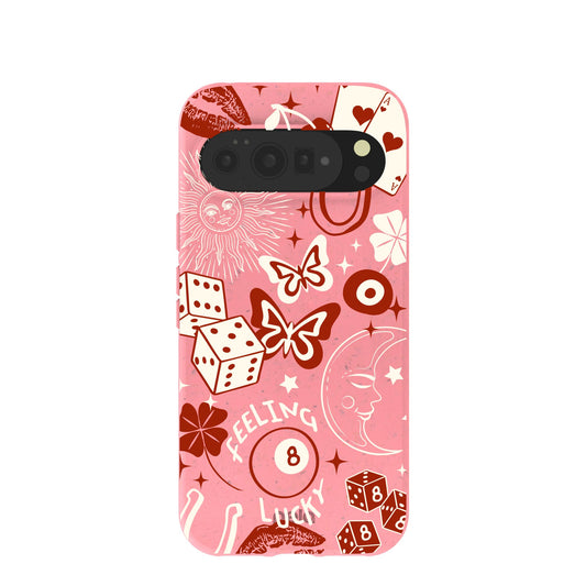 Bubblegum Pink Feeling Lucky Google Pixel 10 Pro XL Case