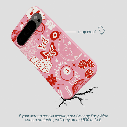 Bubblegum Pink Feeling Lucky Google Pixel 10 Pro XL Case