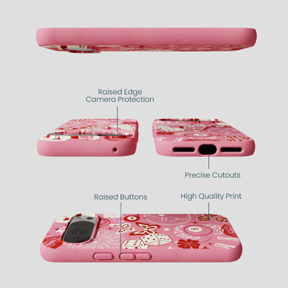 Bubblegum Pink Feeling Lucky Google Pixel 10/10 Pro Case