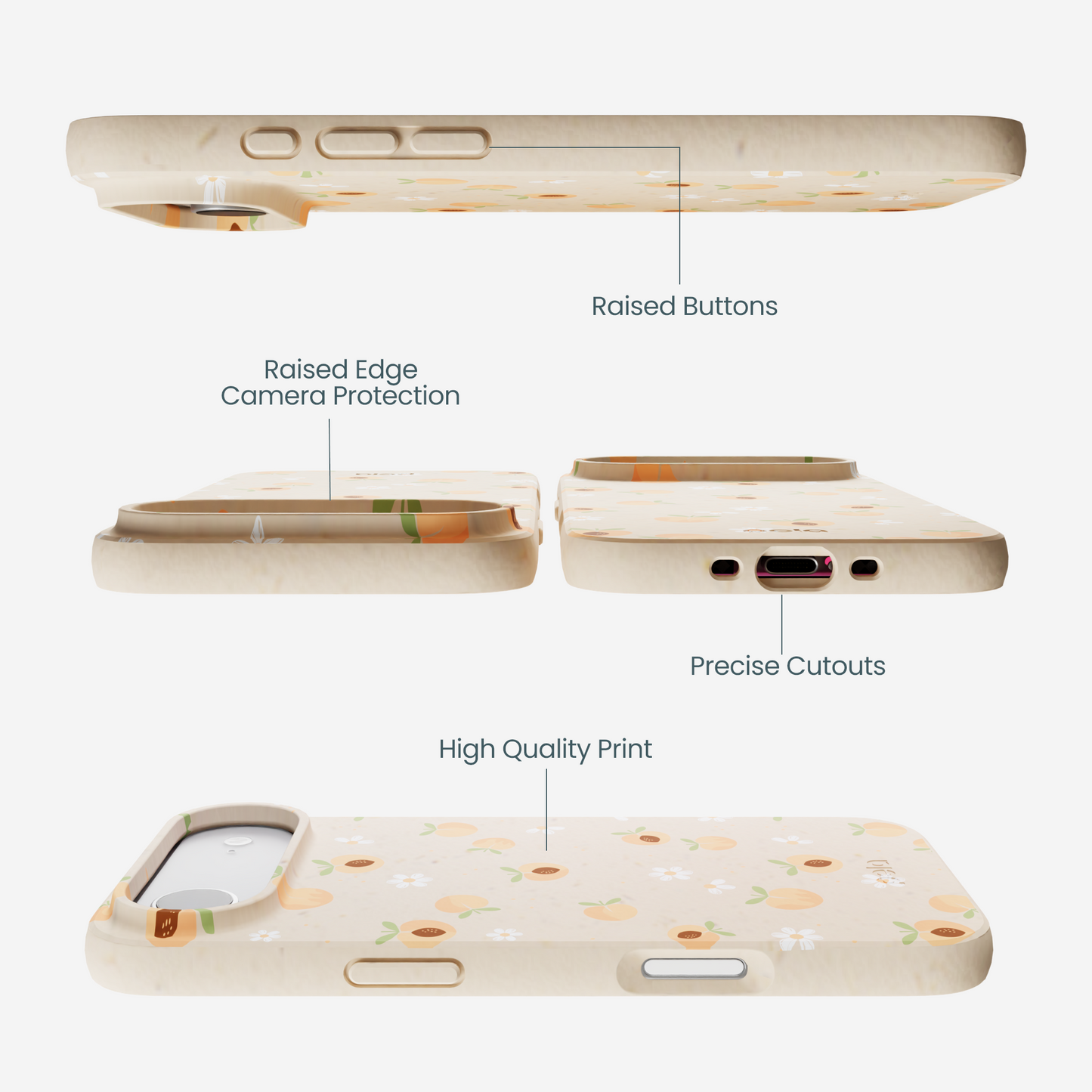 Seashell Feeling Peachy iPhone Air Case