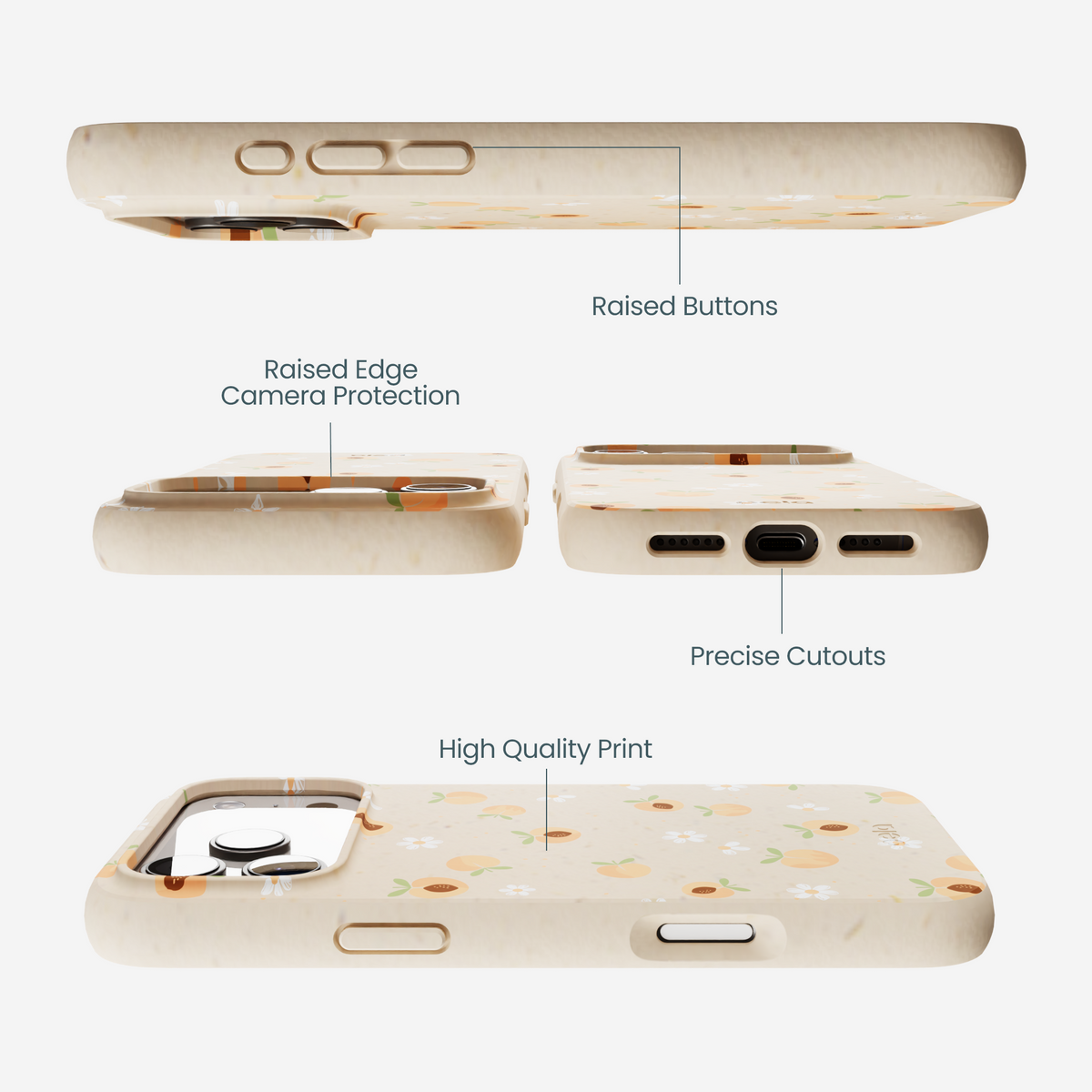 Seashell Feeling Peachy iPhone 17 Pro Max Case