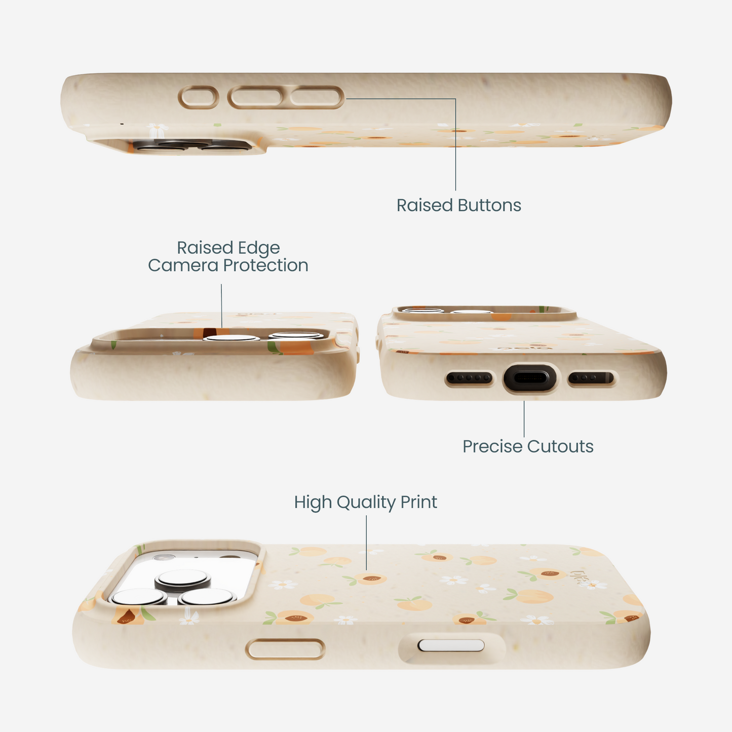 Seashell Feeling Peachy iPhone 17 Pro Case