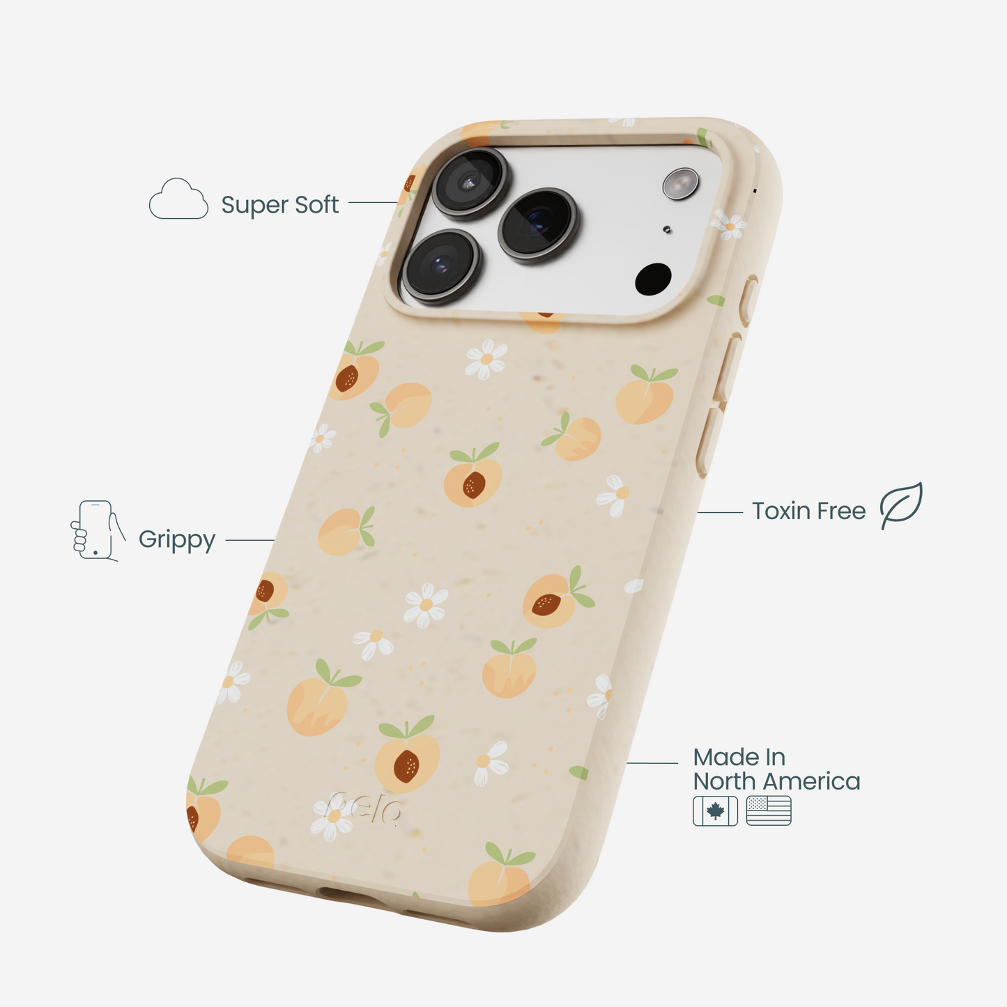 Seashell Feeling Peachy iPhone 17 Pro Case
