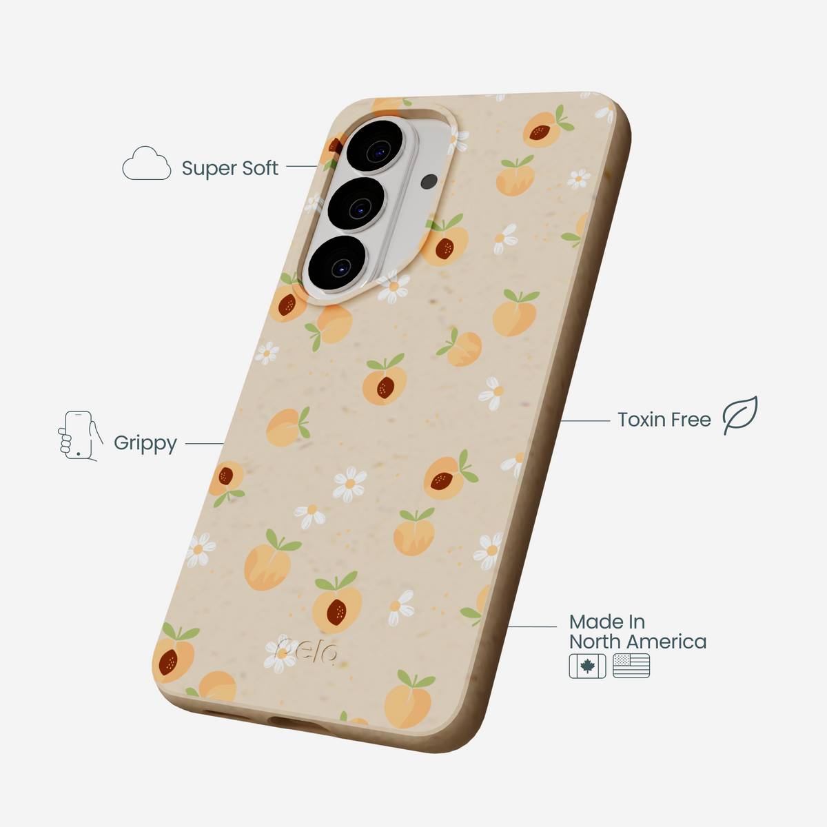 Seashell Feeling Peachy Samsung Galaxy S26 Case
