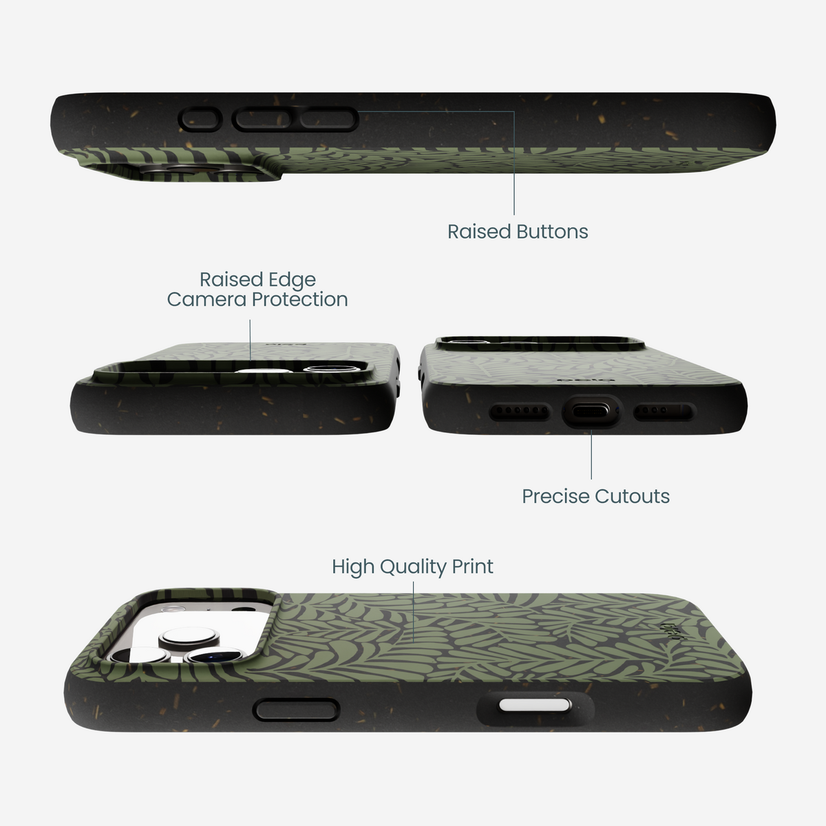 Black Fern Dreams iPhone 17 Pro Max Case