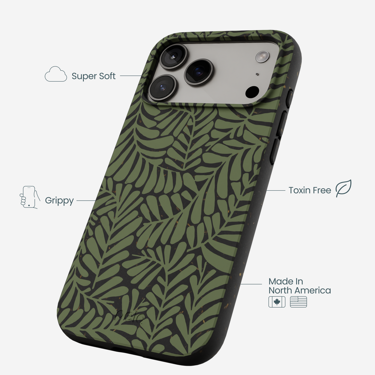 Black Fern Dreams iPhone 17 Pro Max Case