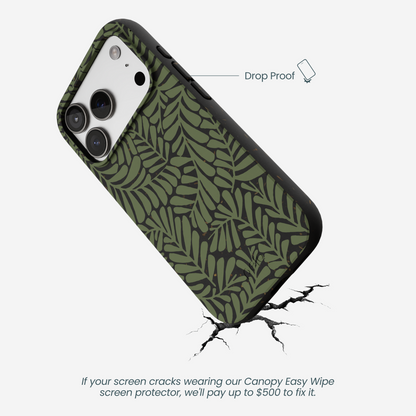 Black Fern Dreams iPhone 17 Pro Case