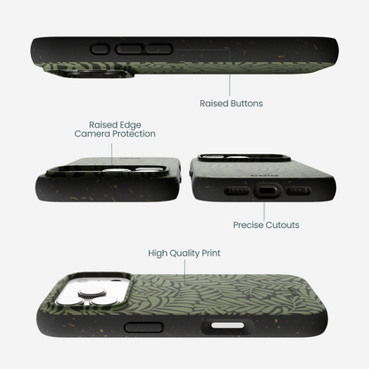Black Fern Dreams iPhone 17 Pro Case