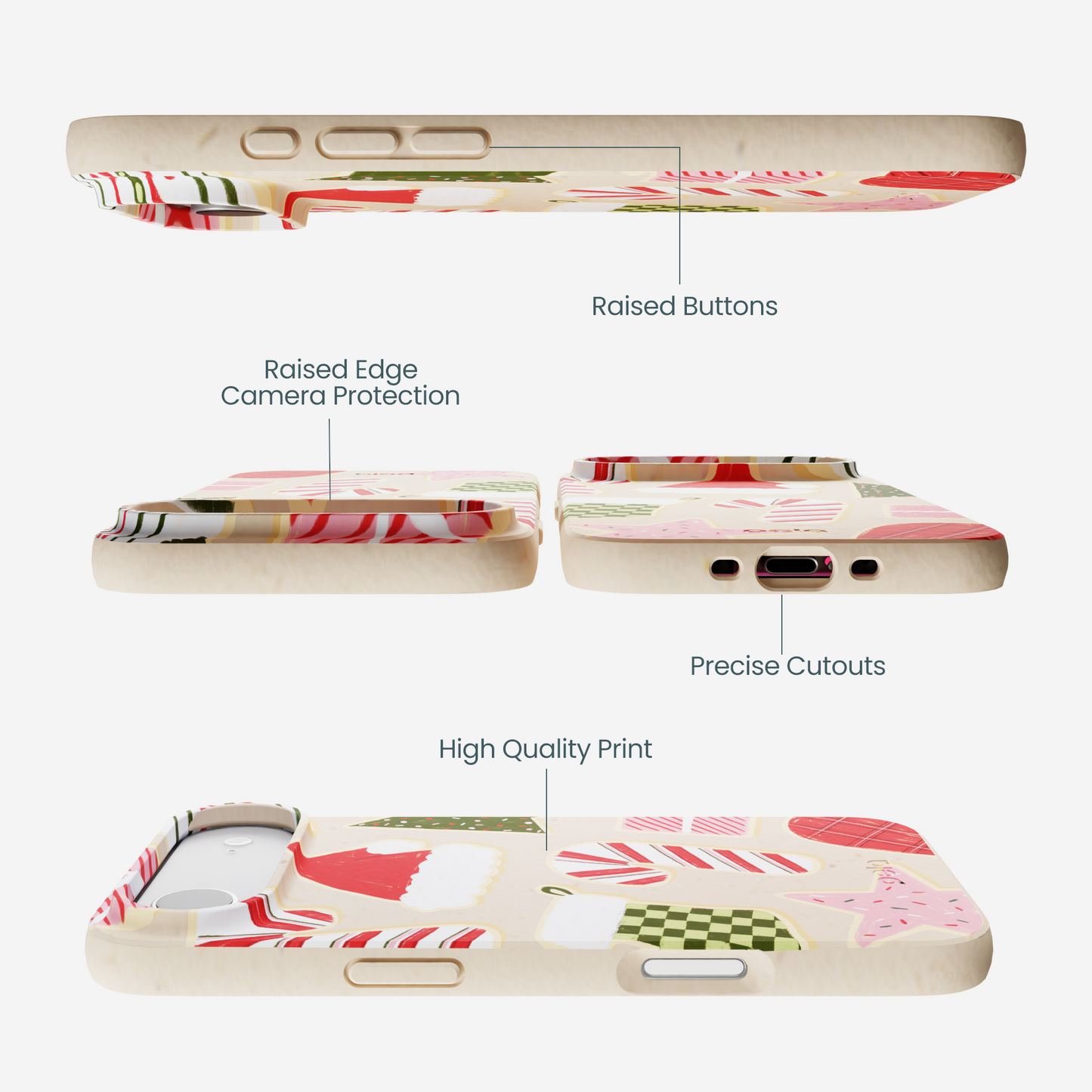 Seashell Festive Cookies iPhone Air Case