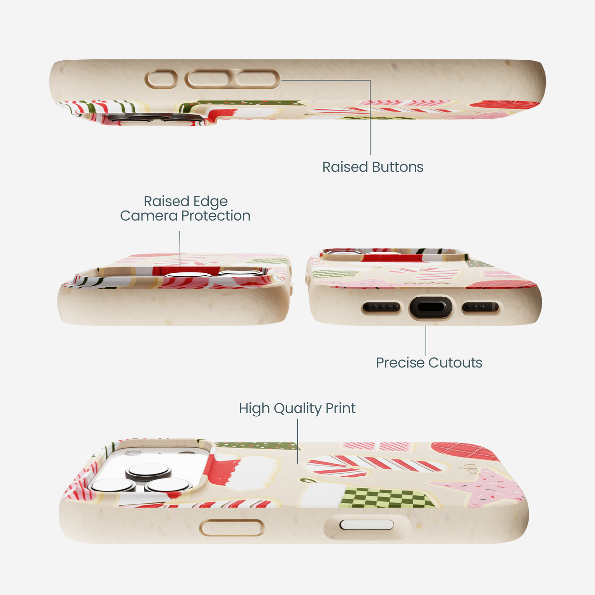 Seashell Festive Cookies iPhone 17 Pro Case