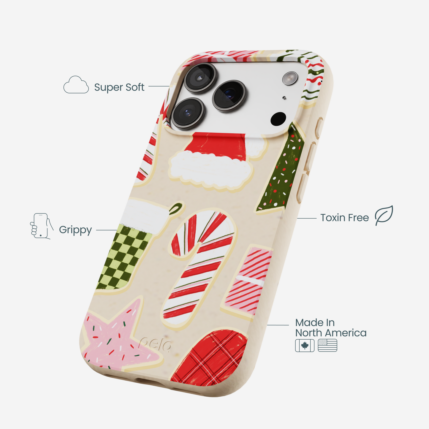 Seashell Festive Cookies iPhone 17 Pro Case