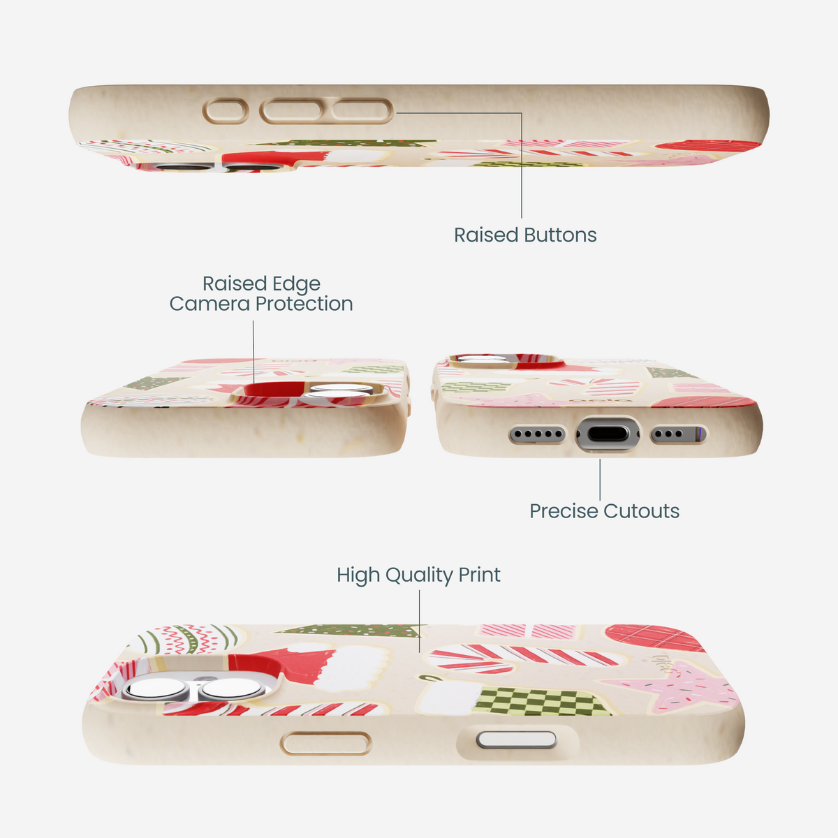 Seashell Festive Cookies iPhone 17 Case