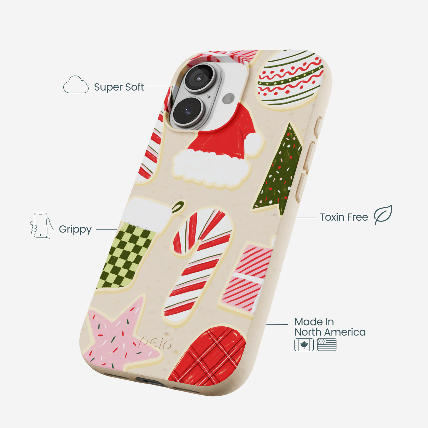 Seashell Festive Cookies iPhone 17 Case