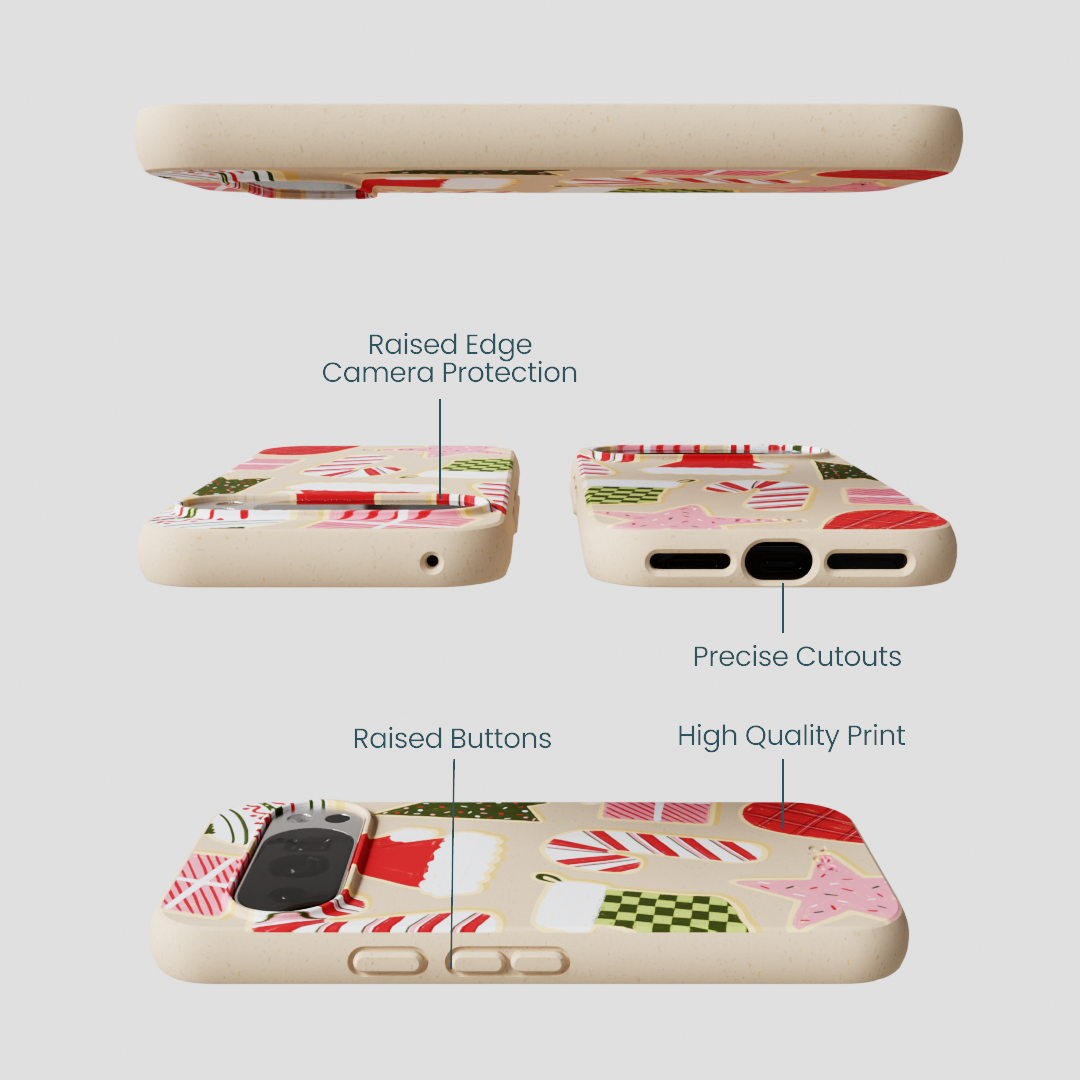 Seashell Festive Cookies Google Pixel 10/10 Pro Case