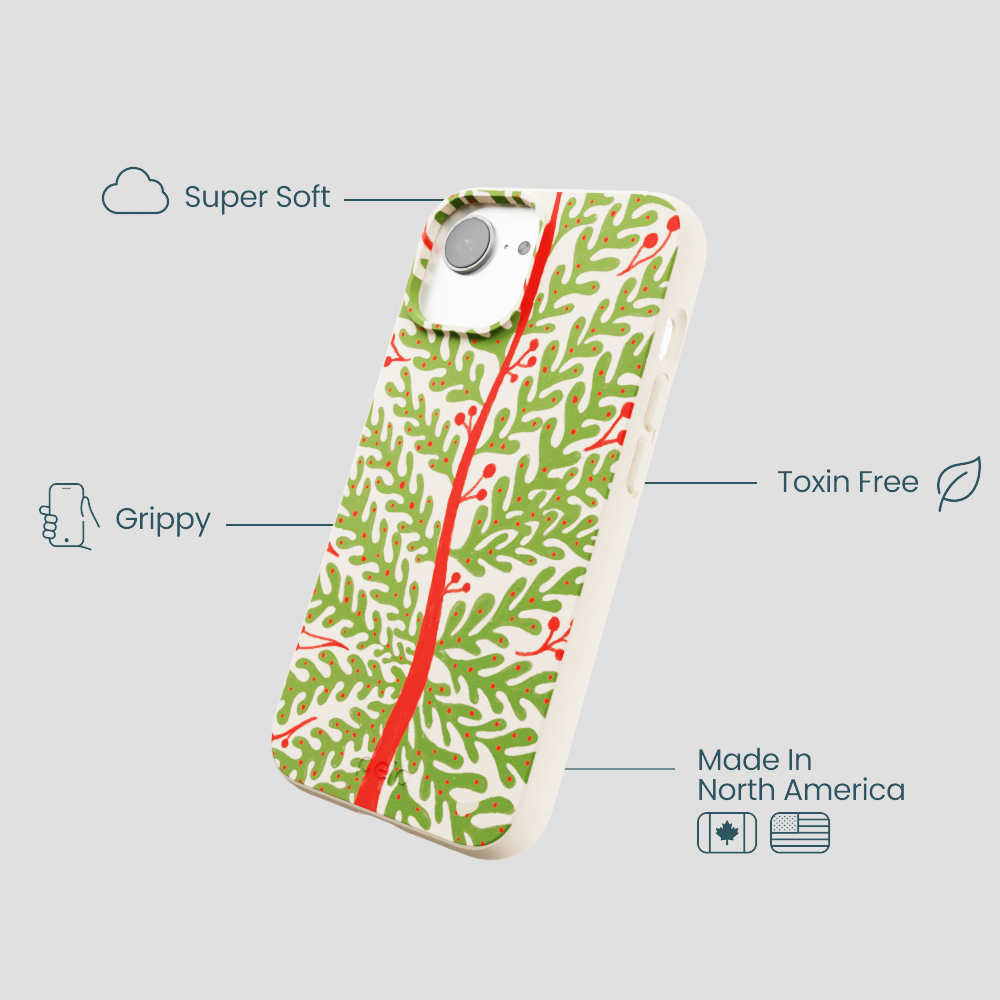 Seashell Festive Foliage iPhone 16e/17e Case