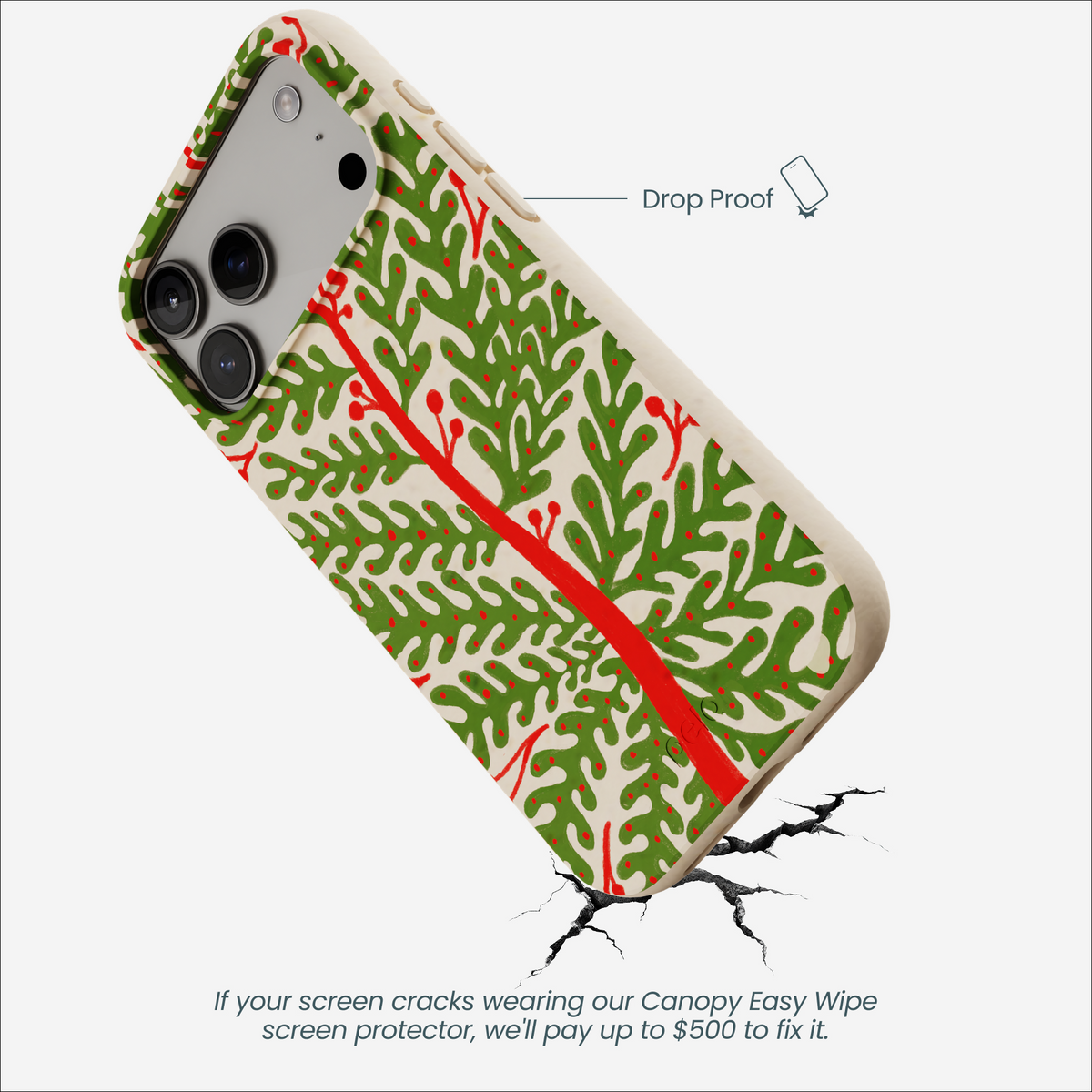 Seashell Festive Foliage iPhone 17 Pro Max Case