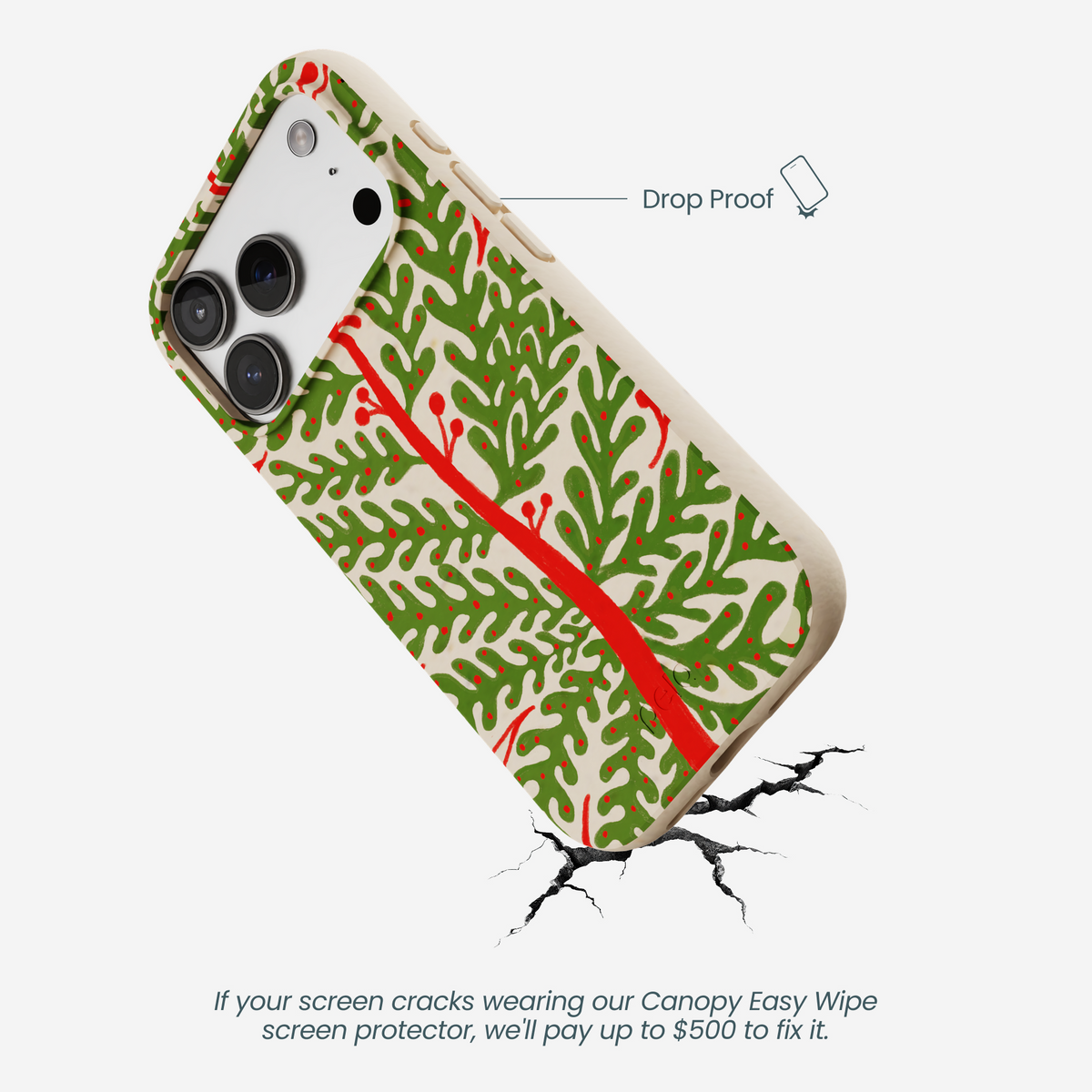 Seashell Festive Foliage iPhone 17 Pro Case