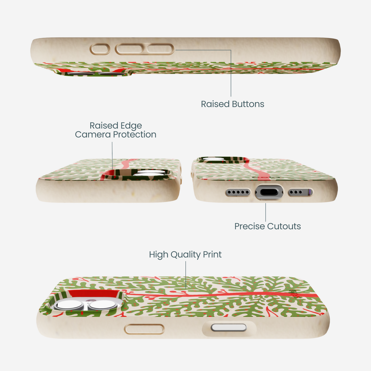 Seashell Festive Foliage iPhone 17 Case