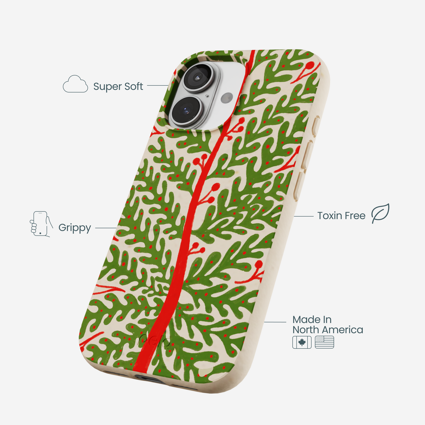 Seashell Festive Foliage iPhone 17 Case