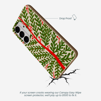 Seashell Festive Foliage Samsung Galaxy S26 Case