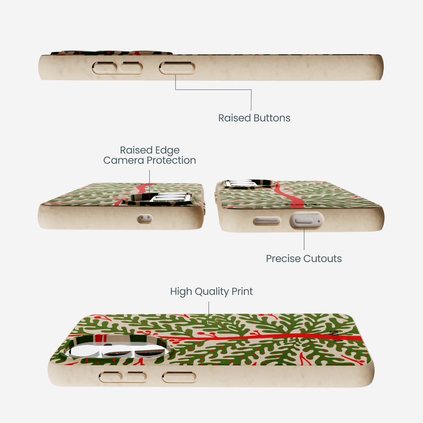 Seashell Festive Foliage Samsung Galaxy S26 Case