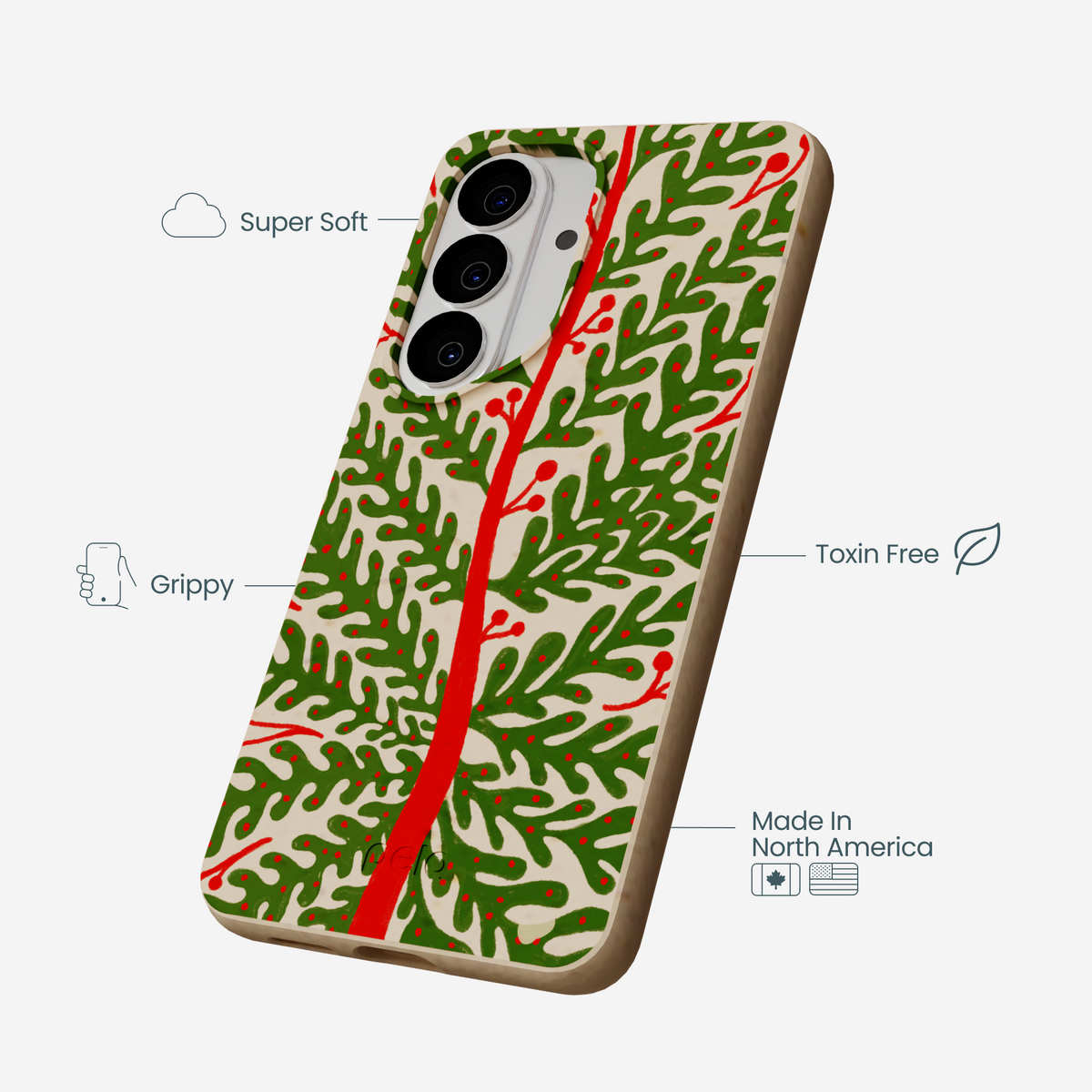 Seashell Festive Foliage Samsung Galaxy S26 Case