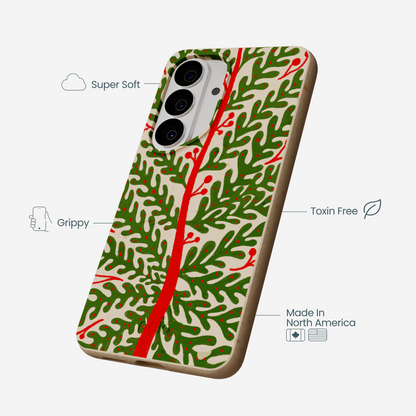 Seashell Festive Foliage Samsung Galaxy S26 Case