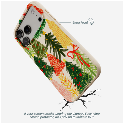 Seashell Festive Trees iPhone 17 Pro Max Case