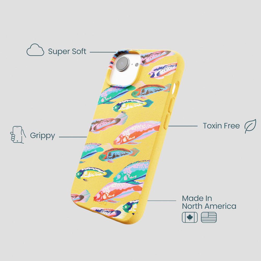 Honey Fish Friends iPhone 16e/17e Case
