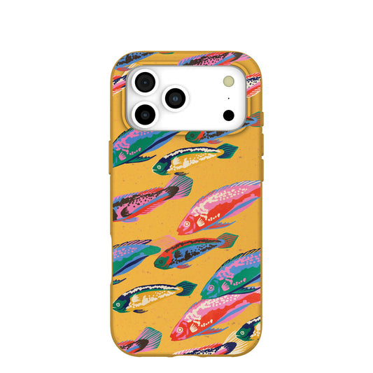 Honey Fish Friends iPhone 17 Pro Max Case