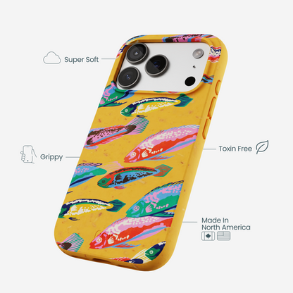 Honey Fish Friends iPhone 17 Pro Case