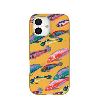 Honey Fish Friends iPhone 17 Case