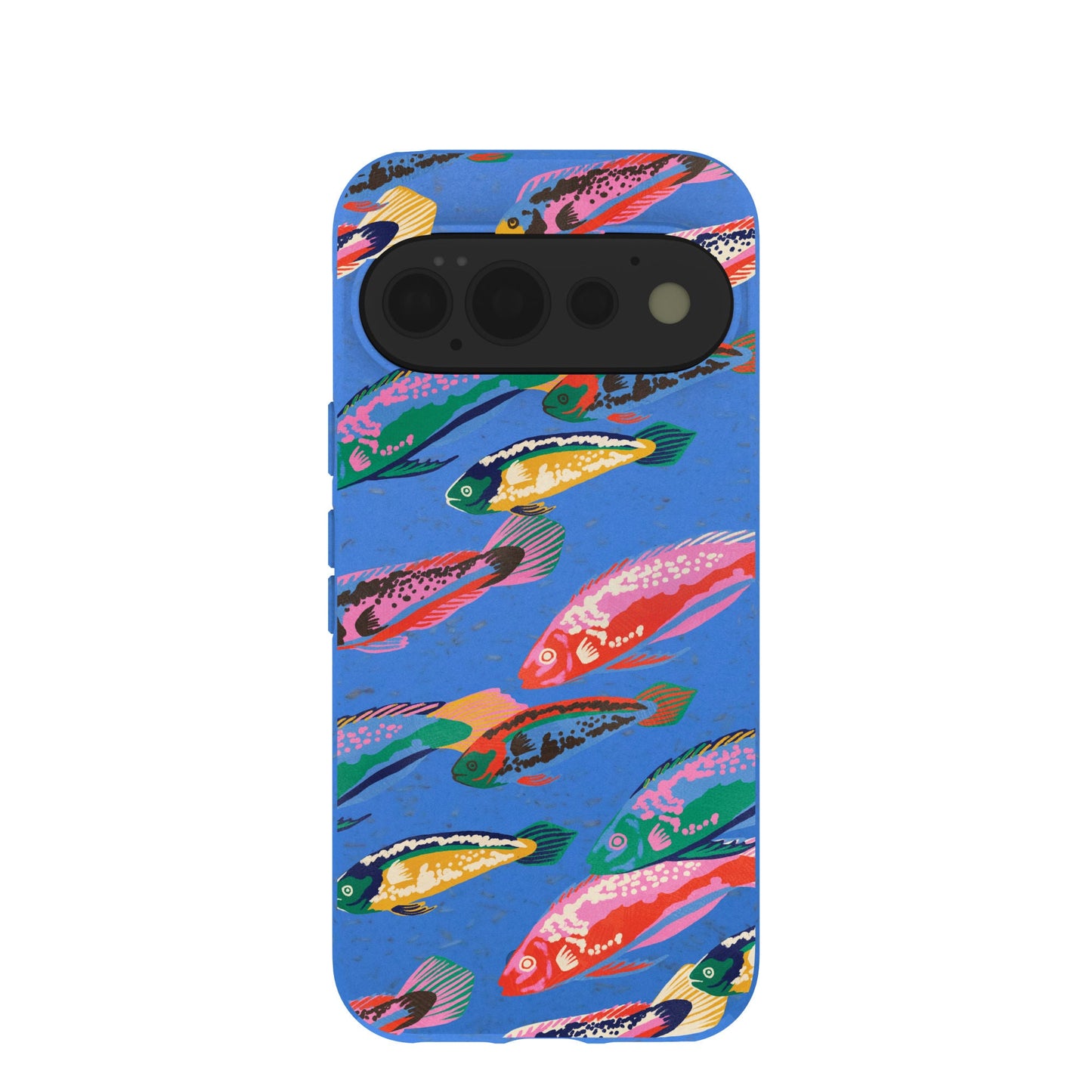Electric Blue Fish Friends Google Pixel 11 Pro Case