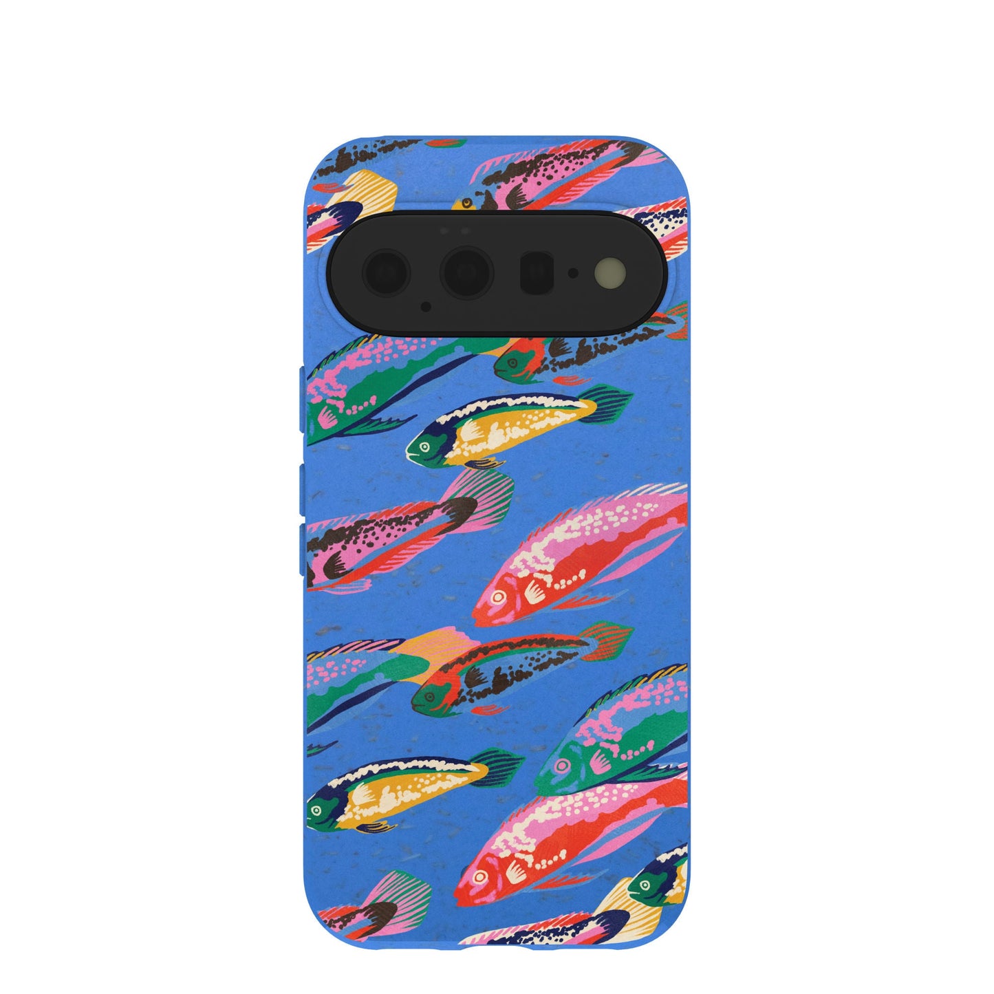 Electric Blue Fish Friends Google Pixel 11 Case