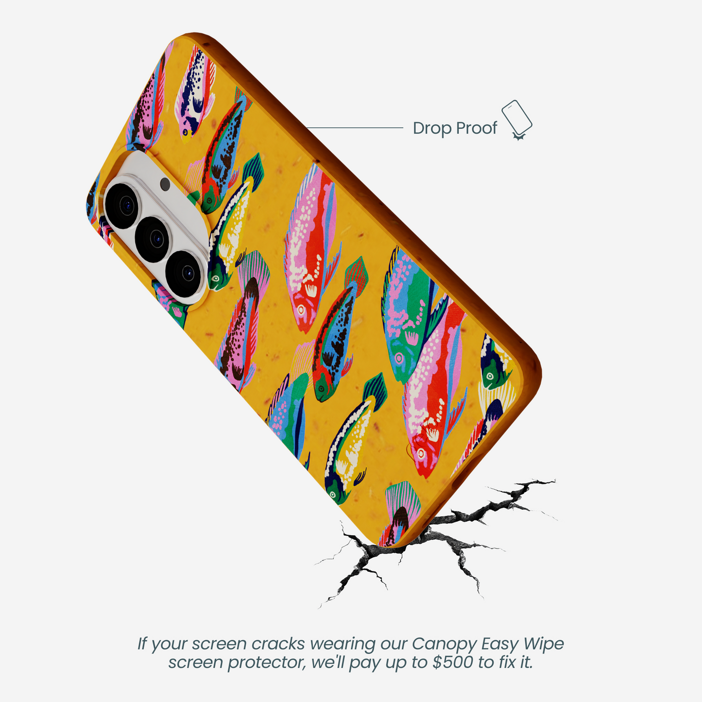 Honey Fish Friends Samsung Galaxy S26 Case