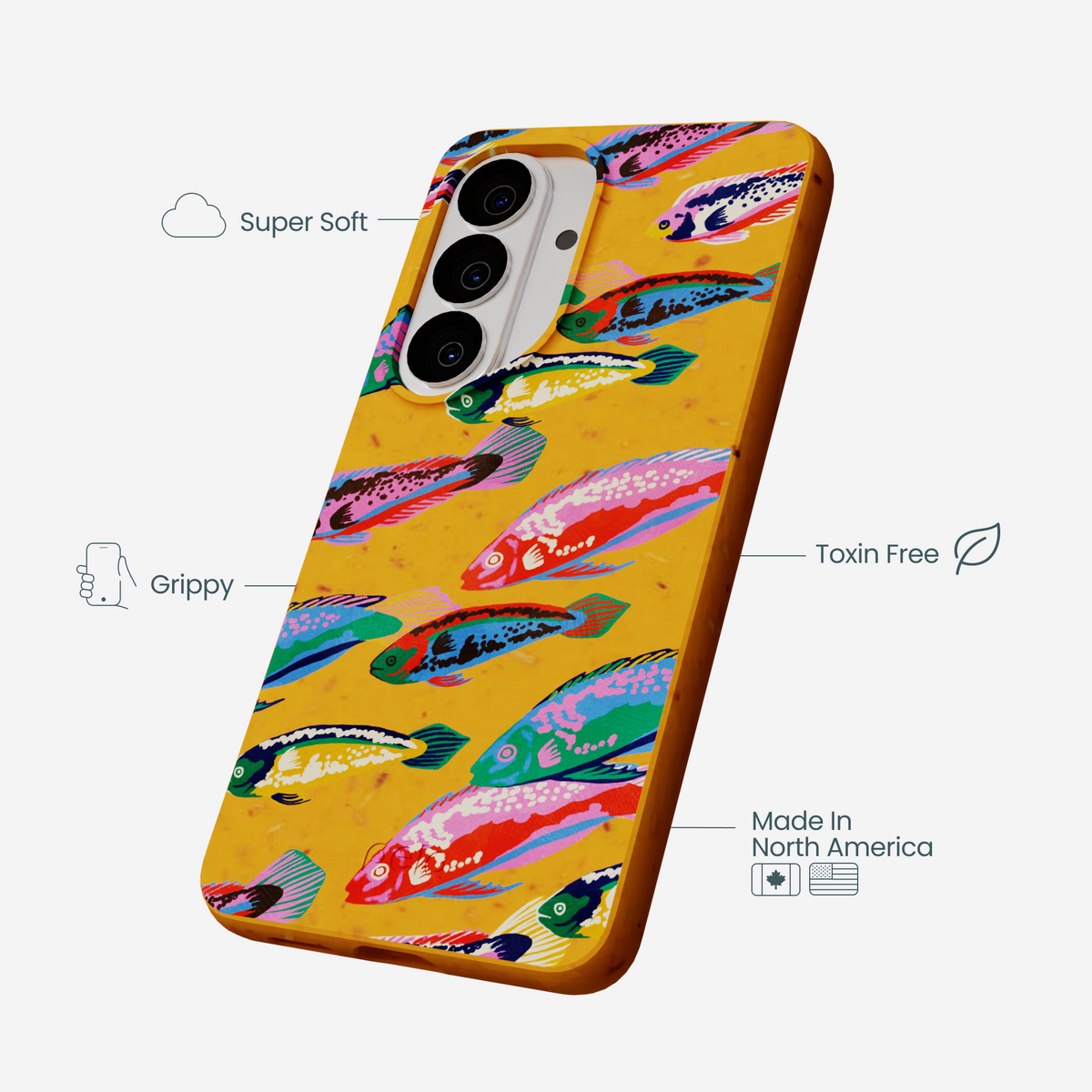 Honey Fish Friends Samsung Galaxy S26 Case