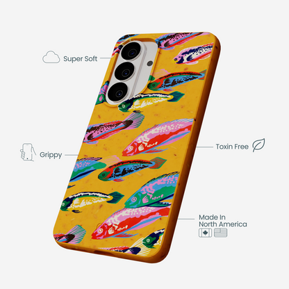 Honey Fish Friends Samsung Galaxy S26 Case