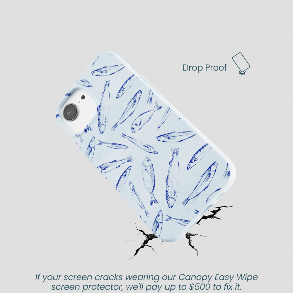 Powder Blue Fishery iPhone 16e/17e Case