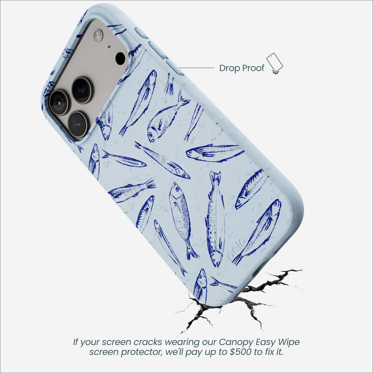 Powder Blue Fishery iPhone 17 Pro Max Case