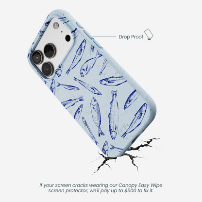 Powder Blue Fishery iPhone 17 Pro Case