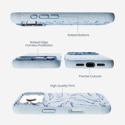 Powder Blue Fishery iPhone 17 Pro Case
