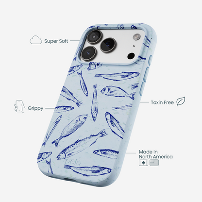Powder Blue Fishery iPhone 17 Pro Case