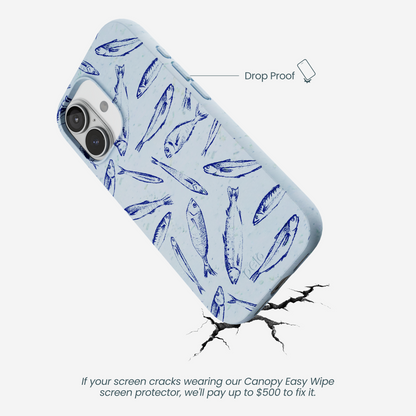 Powder Blue Fishery iPhone 17 Case