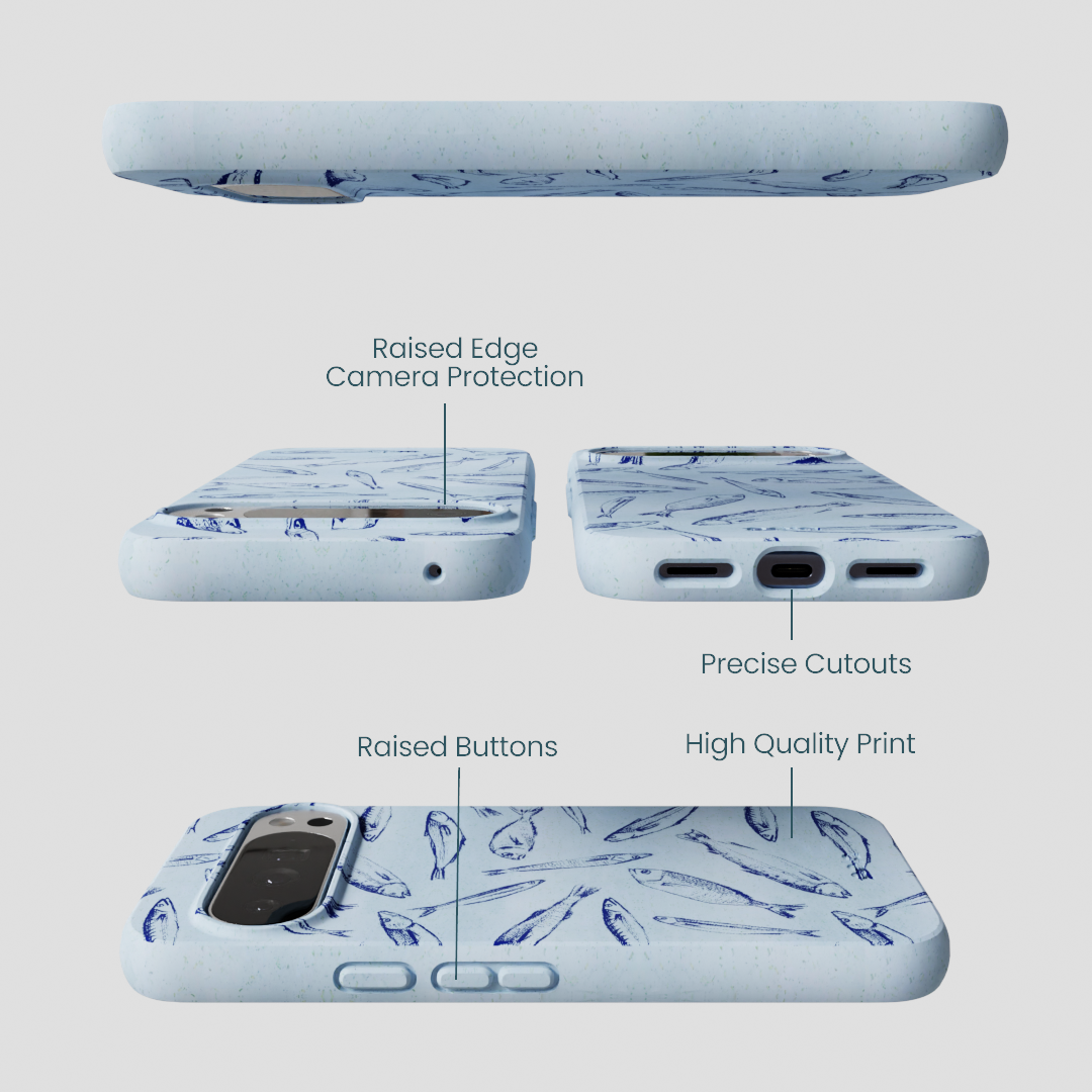 Powder Blue Fishery Google Pixel 10 Pro XL Case