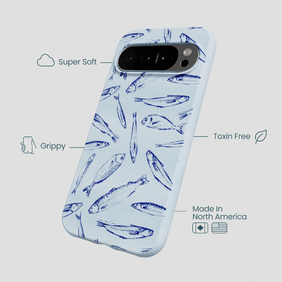 Powder Blue Fishery Google Pixel 10 Pro XL Case