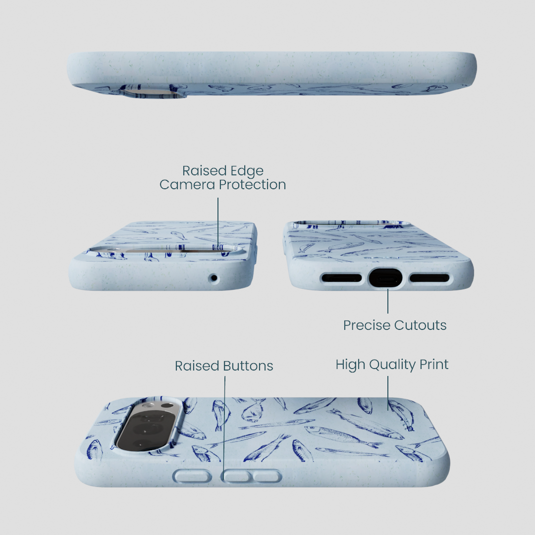 Powder Blue Fishery Google Pixel 10/10 Pro Case